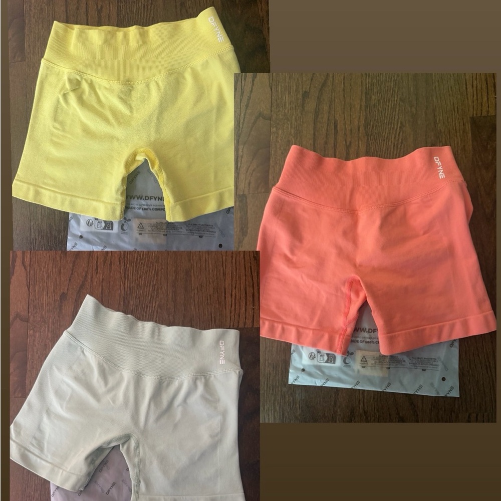 Dfyne IMPACT Shorts - Bright Yellow - SOLD OUT COLOR - Size Small